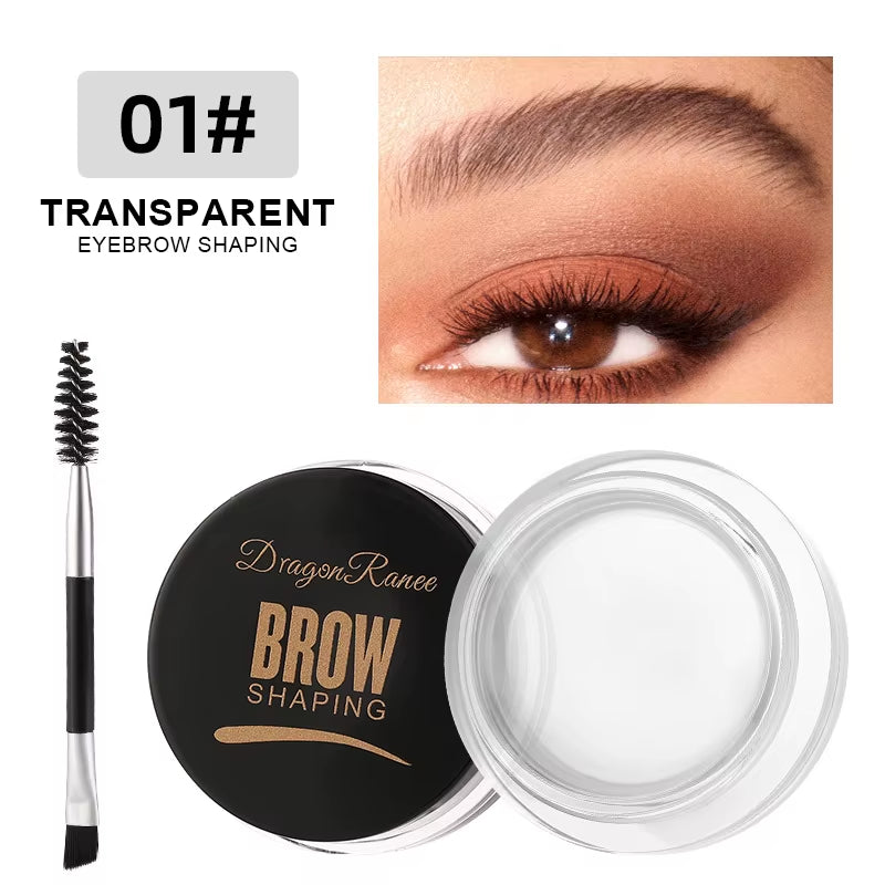 6Color Wild Eyebrow Styling Eyebrow Cream Styling Eyebrow Gel Soap Wax White Eyebrow Cream