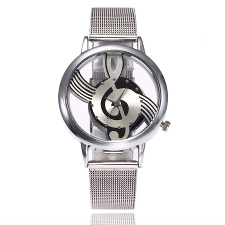 Hollow Music Note Fashion Watch