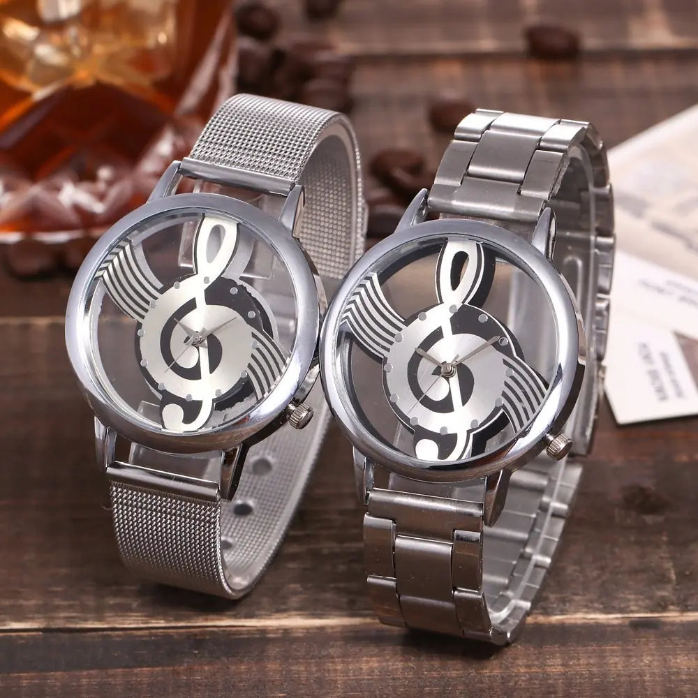 Hollow Music Note Fashion Watch