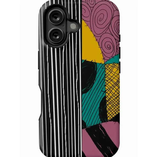 Magnetic Nightmare before Christmas Jack and Sally Halloween Smartphone Case, Tough Protection Casing with Camera Guard, Ios Accessories for Handheld Devices (Fits Iphone 17 Air, 17 Promax, 16 Plus, 15, 14, 13, 12, 11)