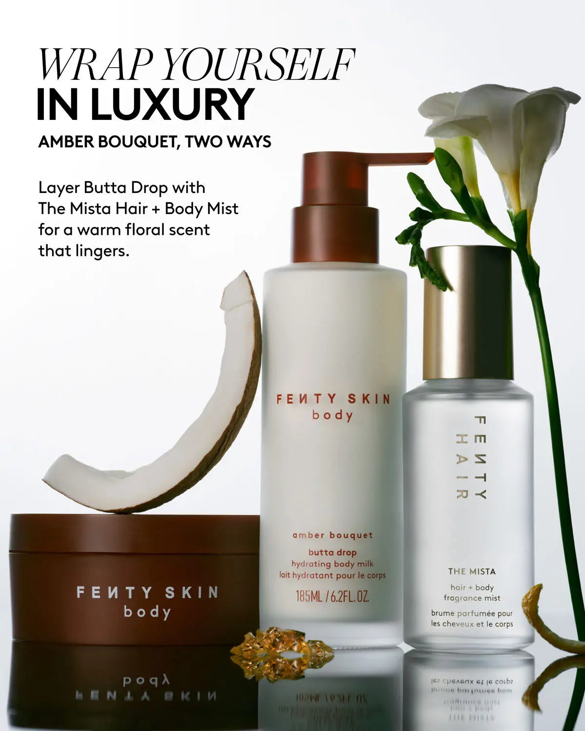 Fenty Skin Butta Drop Hydrating Body Milk — Amber Bouquet