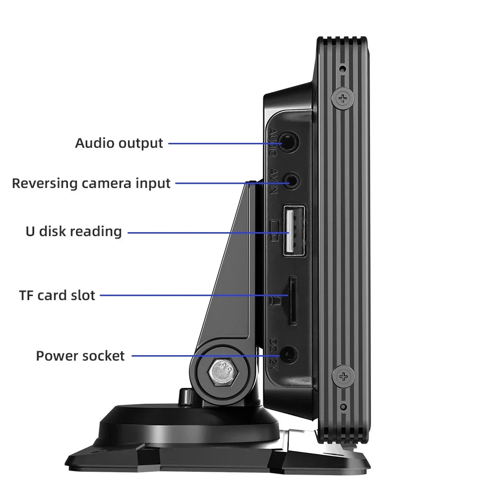 10.26'' Car Monitor with Wireless Carplay Android Auto HD Screen Camera Bluetooth FM Transmitter USB TF Video Player for Vehicle