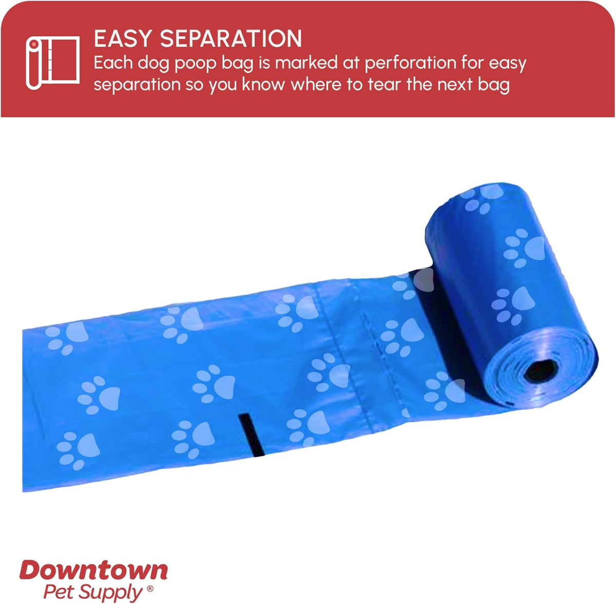 Dog Pet Waste Poop Bags with Leash Clip and Bag Dispenser - 180, 220, 500, 700, 880, 960, 2200 Bags