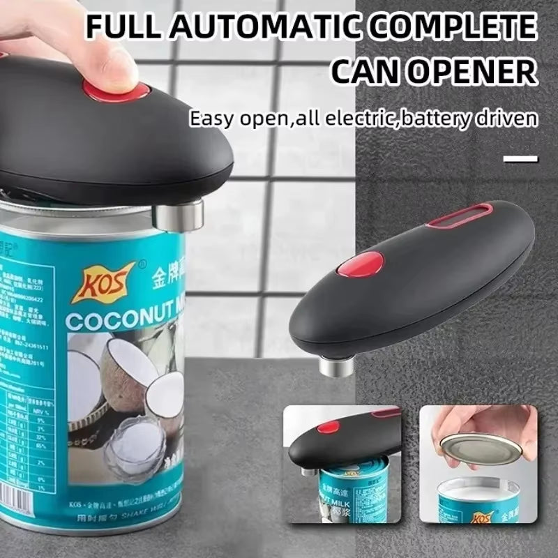 The One-Touch Electric Can Opener – Effortless Kitchen Convenience
