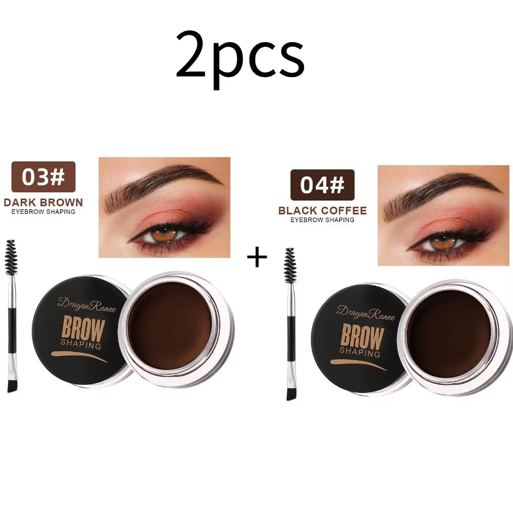 6Color Wild Eyebrow Styling Eyebrow Cream Styling Eyebrow Gel Soap Wax White Eyebrow Cream
