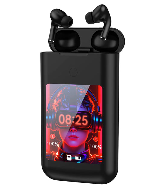 Load image into Gallery viewer, Multiple Function in Ear Bluetooth Wireless Earphone Charging Case with 2.8" Touch Screen Power Bank Headphone Music Game
