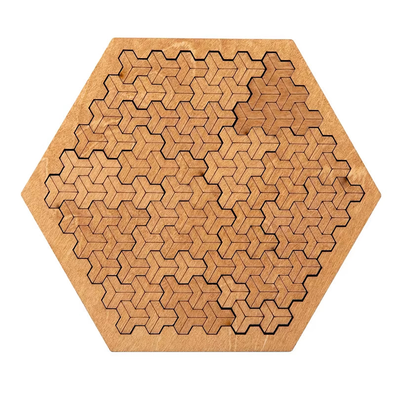 Impossible Wooden Puzzle IQ Puzzles for Adults Impossible Jigsaw Puzzles Brain-Teaser Ten Level Difficulty Tangram Board Games