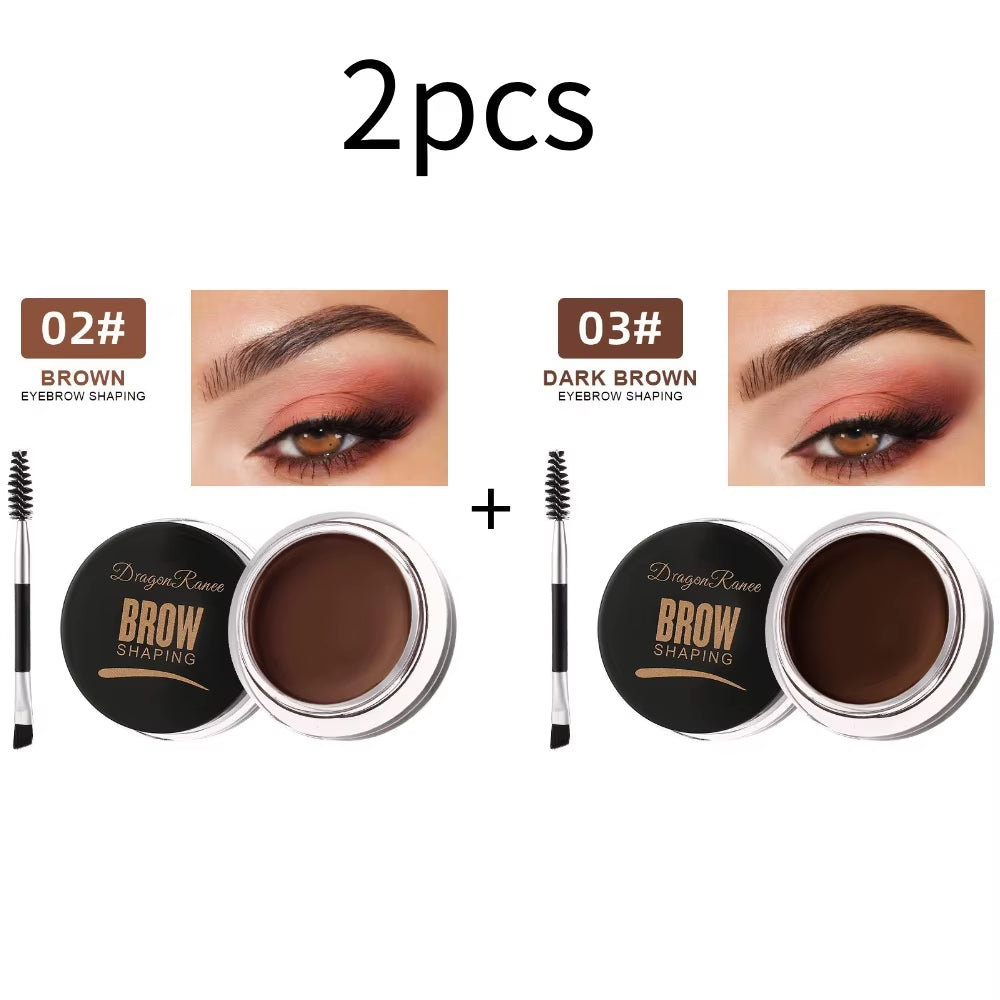 6Color Wild Eyebrow Styling Eyebrow Cream Styling Eyebrow Gel Soap Wax White Eyebrow Cream