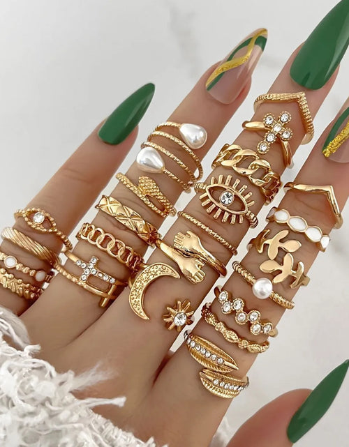 Load image into Gallery viewer, Oil Dripping Knuckle Ring Set
