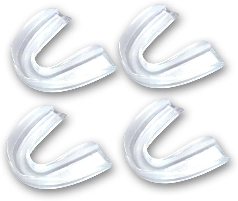 4Set Sports Mouldable Sports Mouth Guards for Adults & Kids,Tooth Protector for Football,Basketball,Boxing,Wrestling,Kickboxing - BPA Free Material (Chroma)