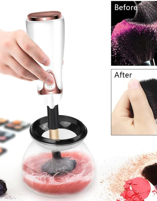Load image into Gallery viewer, Automatic Makeup Brush Cleaner
