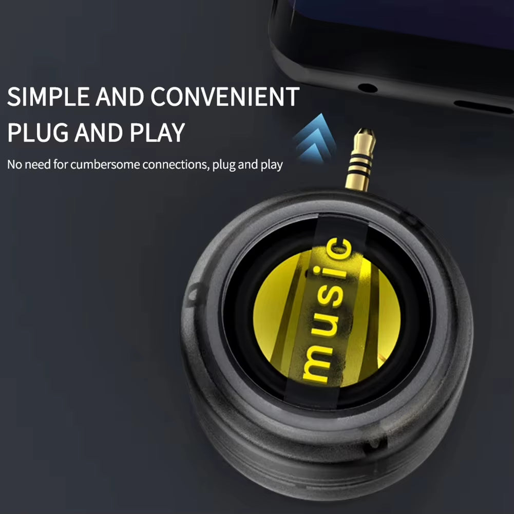 Portable Mini Speaker Universal Type-C/3.5Mm Plug in Jack Mini Sound Box Mobile Phone Speaker Amplifier External Speakers