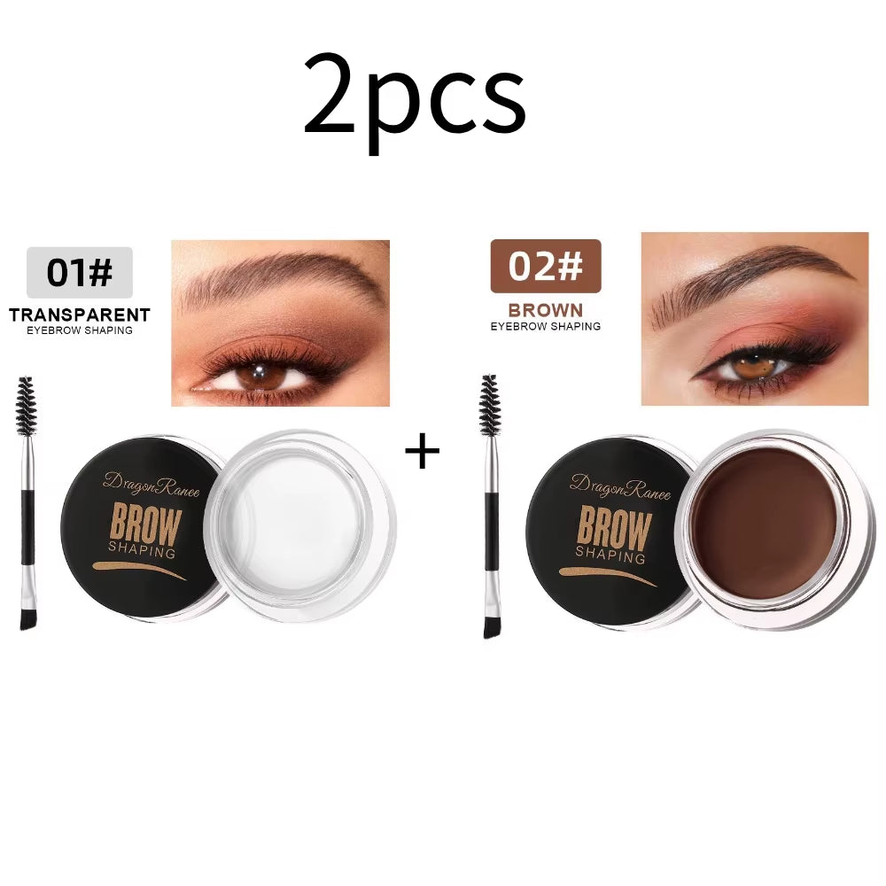 6Color Wild Eyebrow Styling Eyebrow Cream Styling Eyebrow Gel Soap Wax White Eyebrow Cream