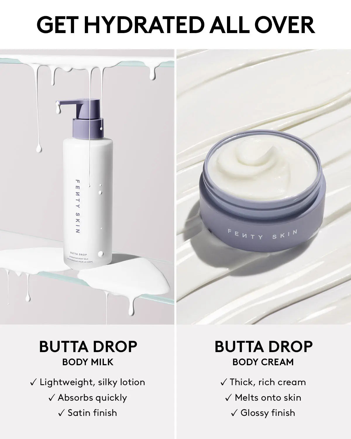 Fenty Skin Butta Drop Hydrating Body Milk — Amber Bouquet