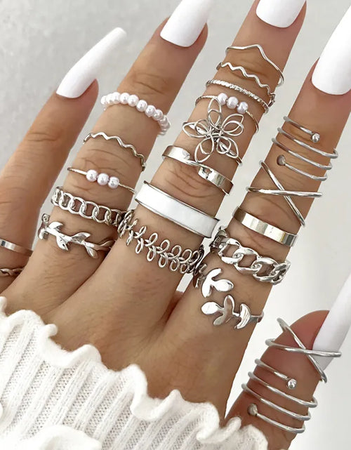 Load image into Gallery viewer, Oil Dripping Knuckle Ring Set
