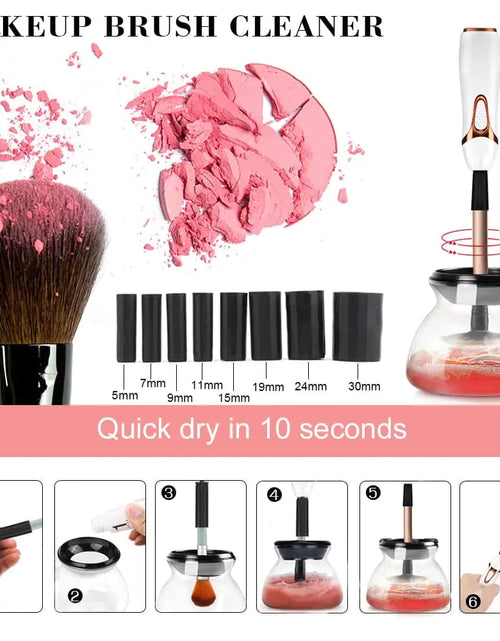 Load image into Gallery viewer, Automatic Makeup Brush Cleaner
