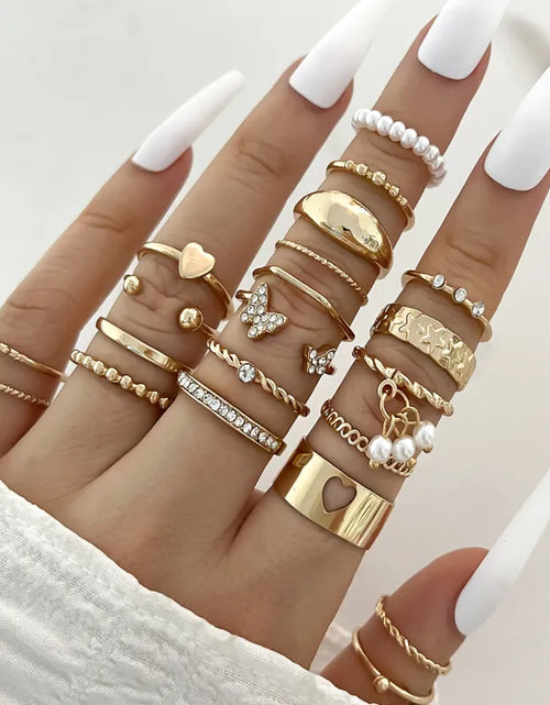 Load image into Gallery viewer, Oil Dripping Knuckle Ring Set
