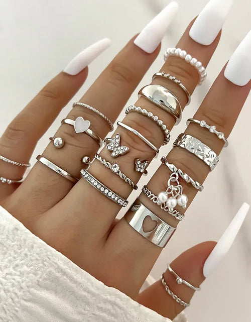 Load image into Gallery viewer, Oil Dripping Knuckle Ring Set
