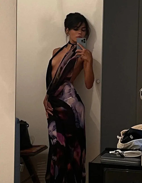 Load image into Gallery viewer, Backless Sexy Maxi Dress
