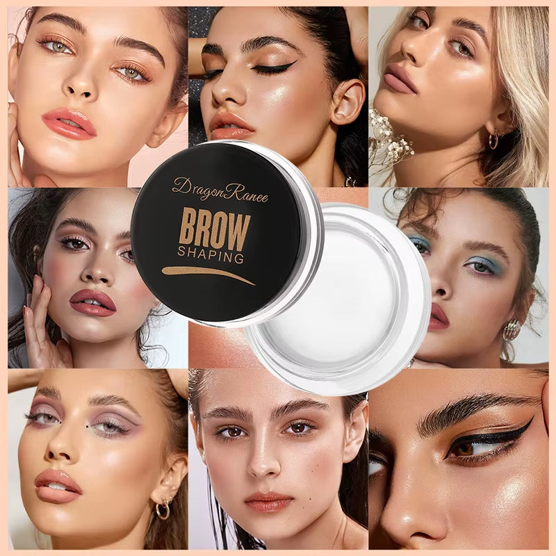 6Color Wild Eyebrow Styling Eyebrow Cream Styling Eyebrow Gel Soap Wax White Eyebrow Cream