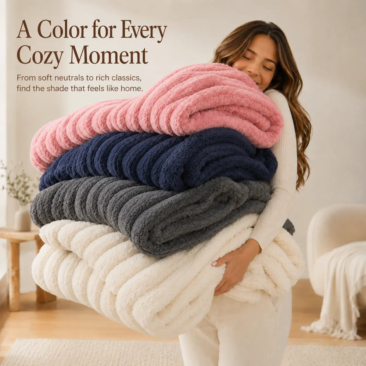 【Halloween Cozy Home】Ufist COZY THROW BLANKET – Premium Soft Lightweight Blanket for Couch & Bed, Elegant Home Decor Blanket, Warm Plush Blanket for Bedroom Living Room, All Season Comfort, Perfect Gift for Women Men