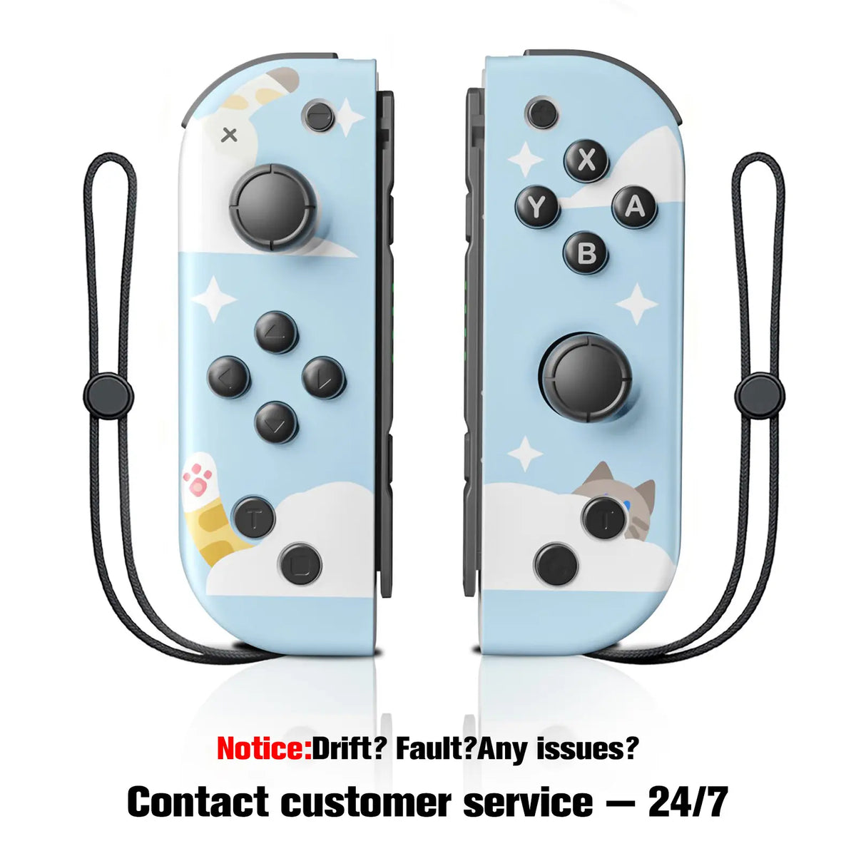 Nintendo Switch L/R Joypad - Rechargeable Motion Control Gaming Gamepad, Handheld Controller, Replacement Gaming Console Accessory Compatible with Switch Lite/Oled