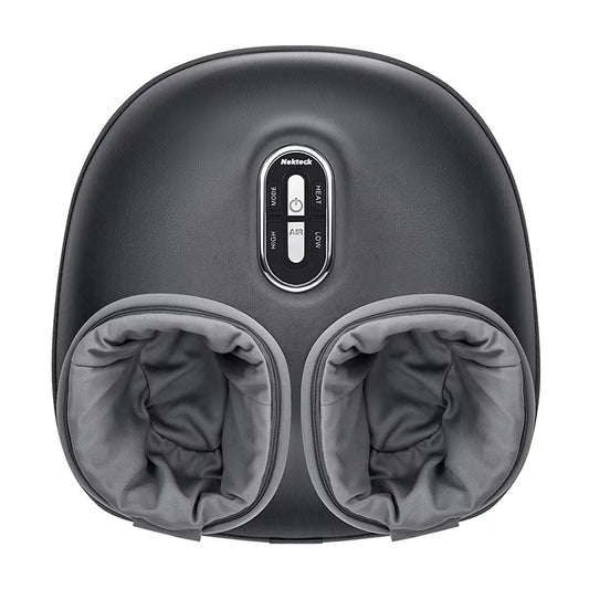 Foot Massager Heating Therapy Air Compression Shiatsu Knead Roller Muscle Relaxation Electric Foot Massage Machine