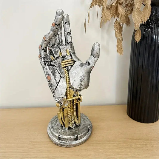 Cyberpunk Asura Vinyl Mechanical Hand Figurine - Cyberpunk Statues, Figurines for Adults, Game Stand, Home Decor Ornament, Key Holder, Gift for Boyfriend, Sohochic Home Supply