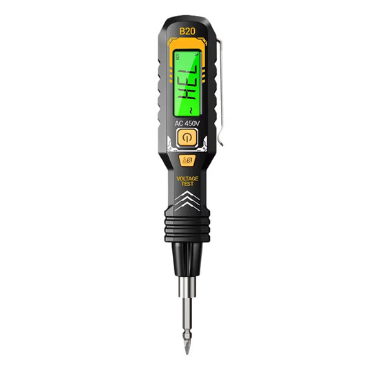 One-Word Induction Portable 50/60Hz Smart Electric Pen Tester NCV Sensor AC 11-450V Non-Contact Voltage Tester with LCD Display