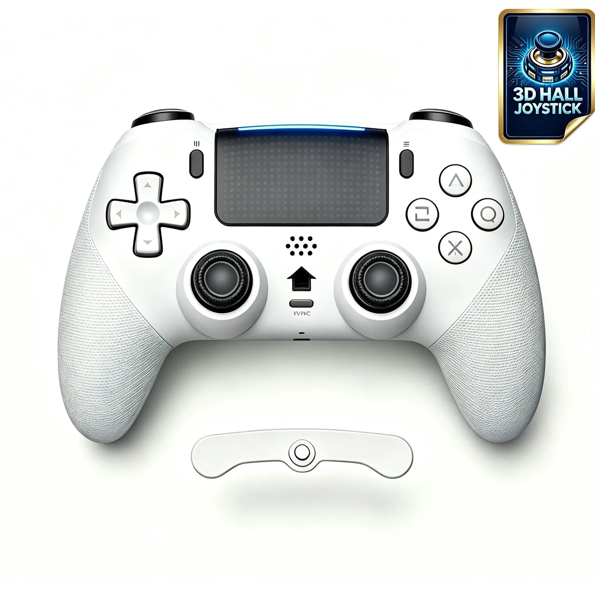 PS5/PC RGB Wireless Game Controller with Anti-Drift Sticks – Programmable Macro Back Button, 6-Axis Gyroscope, Dual Vibration, Rapid Fire, Touchpad, Bluetooth 5.0, 3.5 Mm Audio and Microphone Jack, Back-To-School Season, Back-To-School Gear