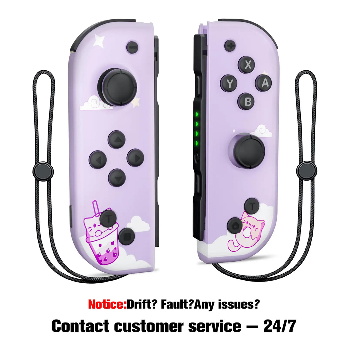 Nintendo Switch L/R Joypad - Rechargeable Motion Control Gaming Gamepad, Handheld Controller, Replacement Gaming Console Accessory Compatible with Switch Lite/Oled