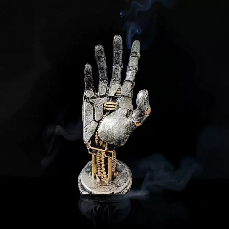 Cyberpunk Asura Vinyl Mechanical Hand Figurine - Cyberpunk Statues, Figurines for Adults, Game Stand, Home Decor Ornament, Key Holder, Gift for Boyfriend, Sohochic Home Supply