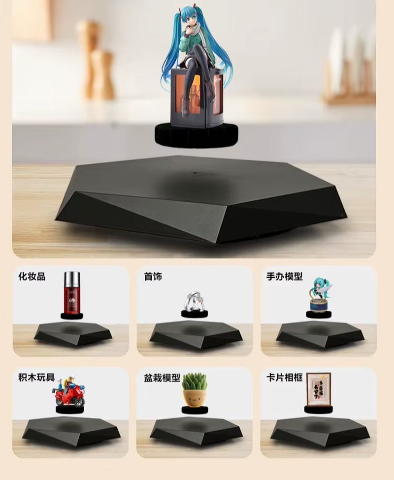Magnetic Levitation Display Stand Ornament Tray, Empty Study, Office, Bedroom Decoration, Home Ornament