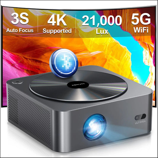 Ultimea Apollo P40 LCD Projector 1080P 700 ANSI Lumen 5G WIFI Auto Focus 4K Sup.