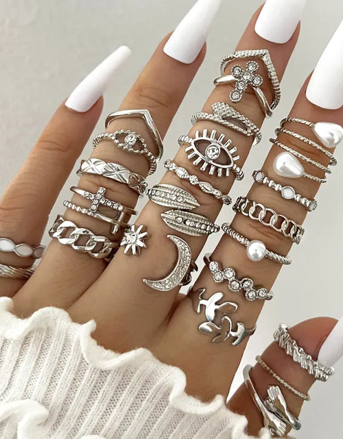 Load image into Gallery viewer, Oil Dripping Knuckle Ring Set
