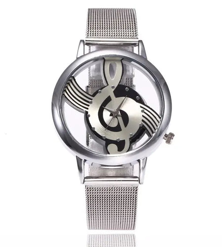 Hollow Music Note Fashion Watch