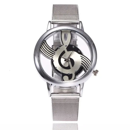 Hollow Music Note Fashion Watch
