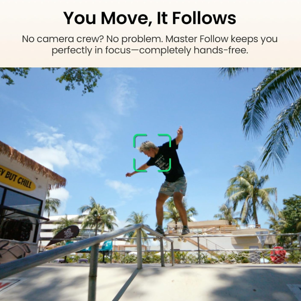 4K Pocket Vlogging Camera – Pro Gimbal Stabilization & Smart Tracking