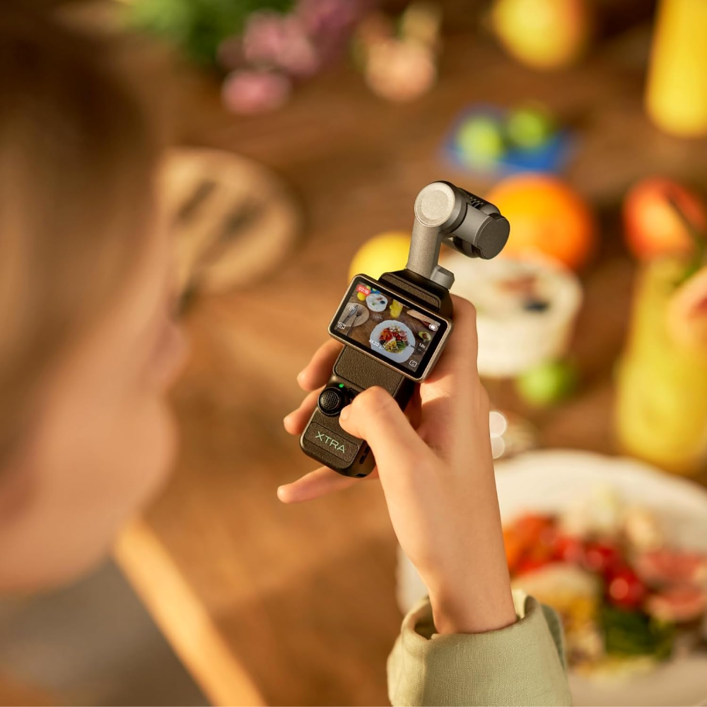 4K Pocket Vlogging Camera – Pro Gimbal Stabilization & Smart Tracking