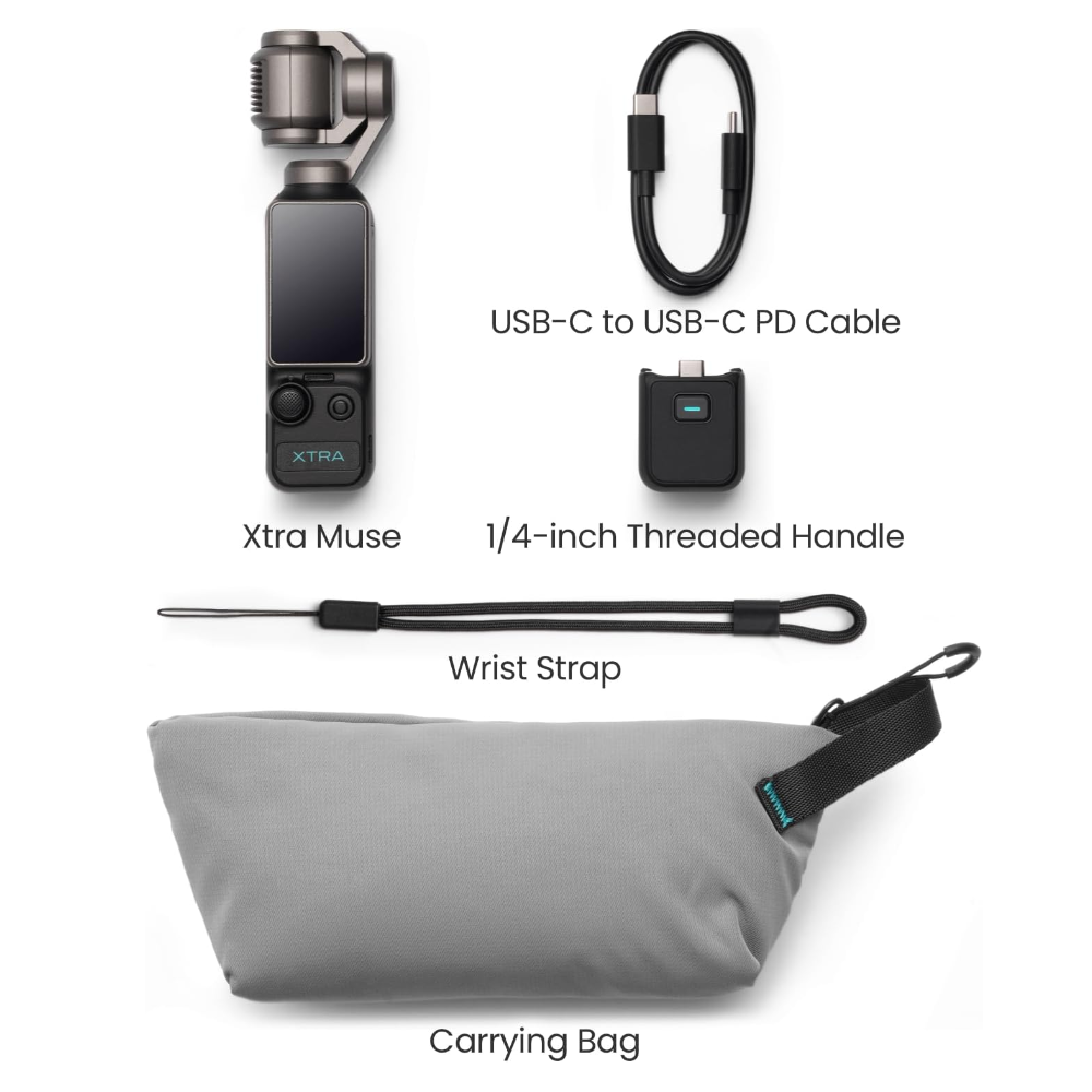 4K Pocket Vlogging Camera – Pro Gimbal Stabilization & Smart Tracking